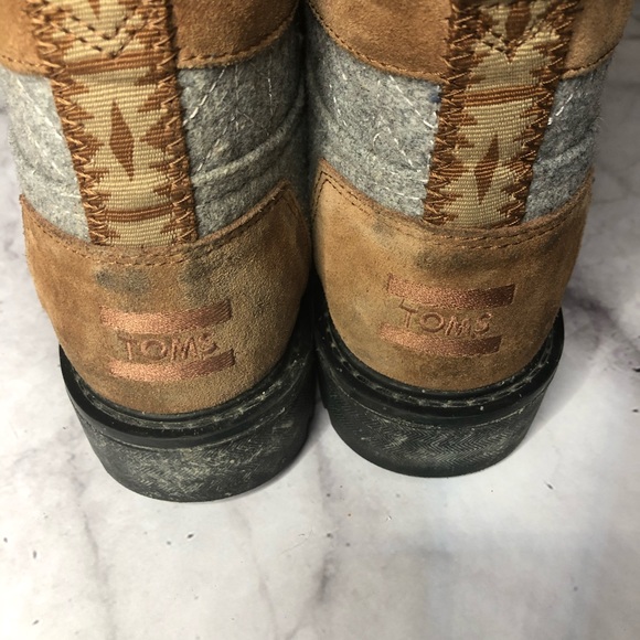 Toms men’s hiking boot lace up southwestern 9W lug - Picture 7 of 10